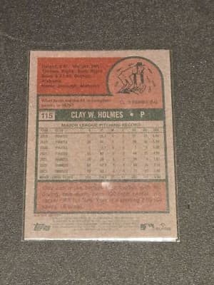 2024 Topps Heritage #115 Clay Holmes White Border - Thumbnail 2