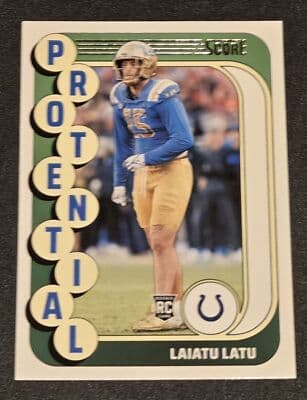 2024 Score #22 Laiatu Latu Protential - Image 1