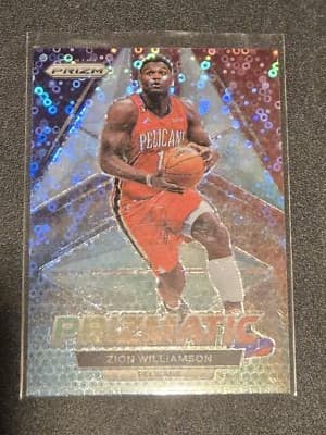 2022-23 Panini Prizm #15 Zion Williamson Prizmatic Prizms Fast Break - Image 1