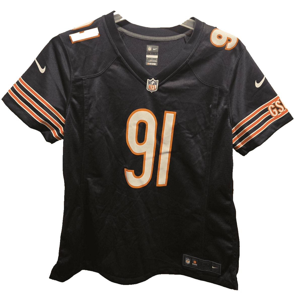 Nike On Field Chicago Bears Jersey #91 Custom "Gabby" Women’s XL NFL Players - Image 1