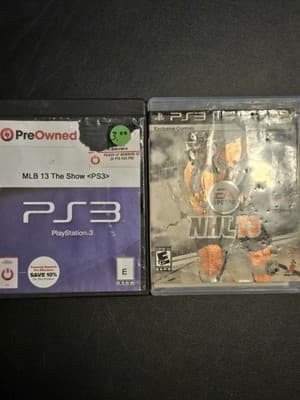 Lot of 2 PlayStation 3 Games - MLB 13 The Show & NHL 13 - Image 1