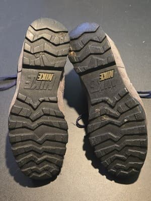 Vintage Nike ACG Hiking Boots Men’s 8.5 Suede Purple Olive Trail Rare 90s - Thumbnail 4