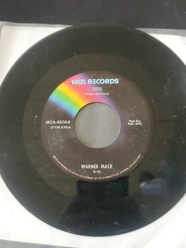 Mca Records After The Lights Go Out And Then By Warner Mack 45' 7' - Thumbnail 2