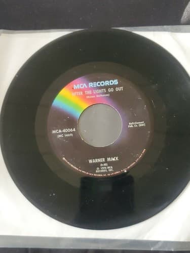 Mca Records After The Lights Go Out And Then By Warner Mack 45' 7' - Image 1