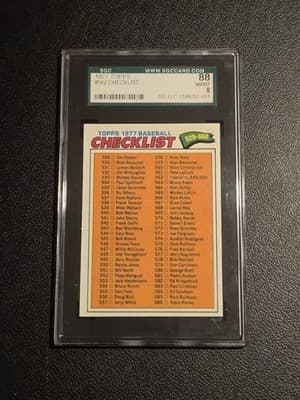 1977 Topps #562 Checklist: 529-660 SGC 8 - Image 1