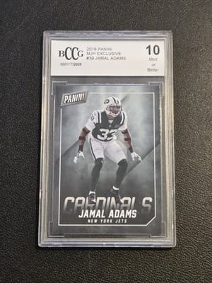 2018 Panini MJ Holding Exclusive #39 Jamal Adams BCCG 10 - Image 1