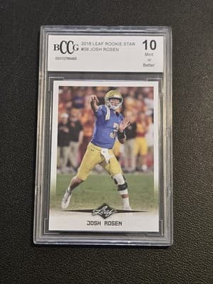 2018 Leaf Best of Football #09 Josh Rosen - Image 1