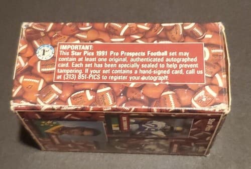 1991 star pics pro prospects football Complete Card Set Open Box - Thumbnail 2