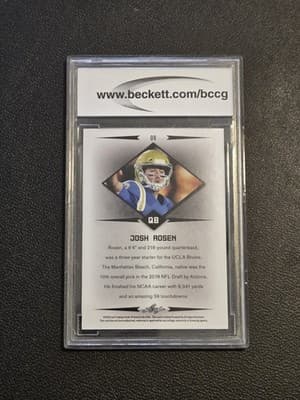 2018 Leaf Best of Football #09 Josh Rosen - Thumbnail 2