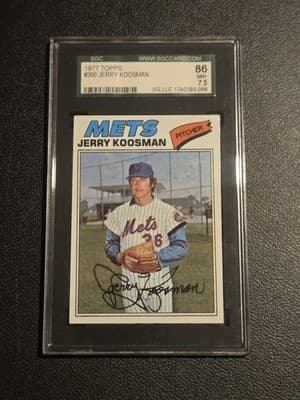 1977 Topps #300 Jerry Koosman SGC 7.5 - Image 1