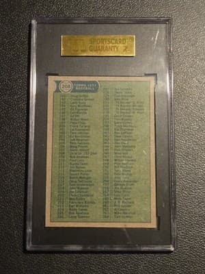 1977 Topps #208 Checklist: 133-264 SGC 8 - Thumbnail 2