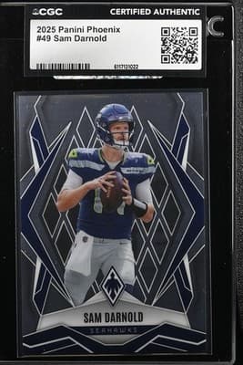 2025 Phoenix #49 Sam Darnold CGC Authentic - Image 1