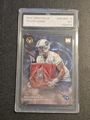 2014 Topps Valor #71 Taylor Lewan FGS 10 - Image 1