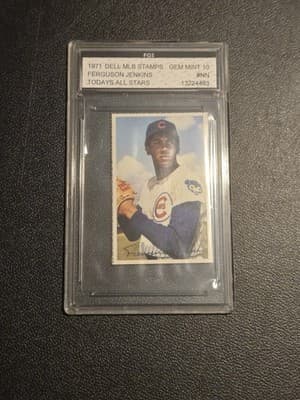 1971 Dell Today's Team Stamps #NNO Ferguson Jenkins FGS 10 - Image 1