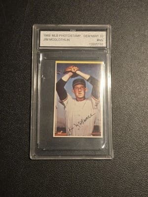 1969 MLB PhotoStamps #NNO Jim McGlothlin FGS 10 - Image 1