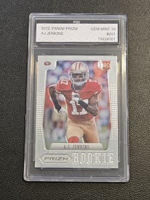 2012 Panini Prizm #201 A.J. Jenkins Graded FGS 10 - Image 1