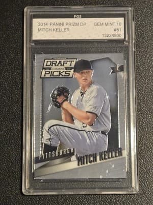 2014 Panini Prizm Perennial Draft Picks #51 Mitch Keller FGS 10 - Image 1