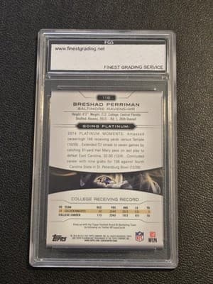 2015 Topps Platinum #118 Breshad Perriman FGS 10 - Thumbnail 2