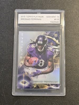 2015 Topps Platinum #118 Breshad Perriman FGS 10 - Image 1