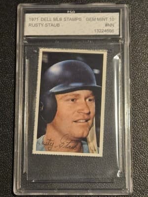 1971 Dell Today's Team Stamps #NNO Rusty Staub FGS 10 - Image 1