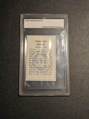 1971 Dell Today's Team Stamps #NNO Ferguson Jenkins FGS 10 - Thumbnail 2