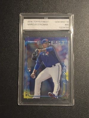 2014 Finest #90 Marcus Stroman FGS 10 - Image 1