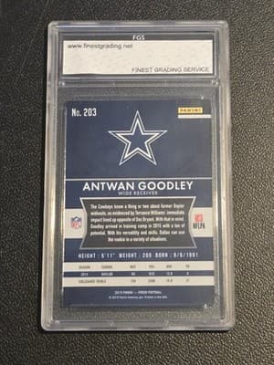2015 Panini Prizm #203 Antwan Goodley FGS 10 - Thumbnail 2