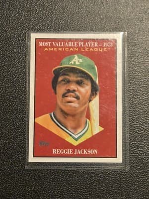 2025 Topps Update #MV-30 Reggie Jackson Most Valuable - Image 1