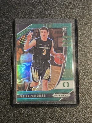 2020 Panini Prizm Draft Picks Collegiate #36 Payton Pritchard Green - Image 1