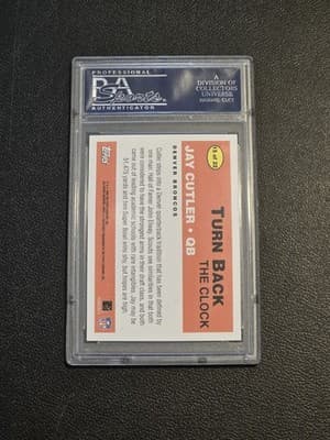 2006 Topps Turn Back the Clock #15 Jay Cutler PSA 10 - Thumbnail 2