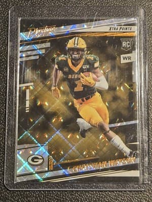 2022 Panini Prestige #399 Christian Watson Xtra Points Diamond - Image 1