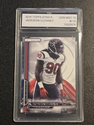 2014 Topps Strata #110 Jadeveon Clowney FGS 10 - Image 1