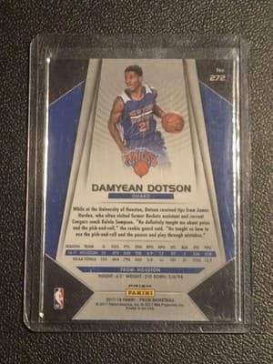 2017-18 Panini Prizm #272 Damyean Dotson Prizms Fast Break - Thumbnail 2