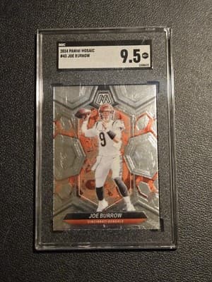 2024 Panini Mosaic #43 Joe Burrow SGC 9.5 - Image 1