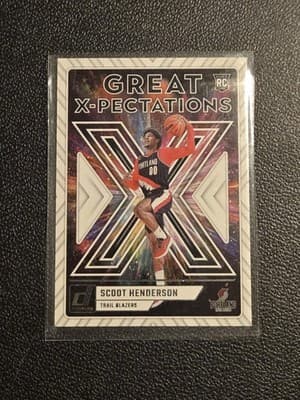 2023-24 Donruss #8 Scoot Henderson Great X-Pectations - Image 1