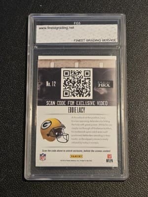 2013 Panini Prizm #12 Eddie Lacy HRX Rookies FGS 10 - Thumbnail 2