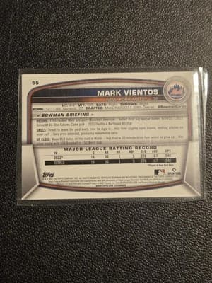 2023 Bowman #55 Mark Vientos - Thumbnail 2