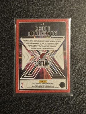 2023-24 Donruss #8 Scoot Henderson Great X-Pectations - Thumbnail 2