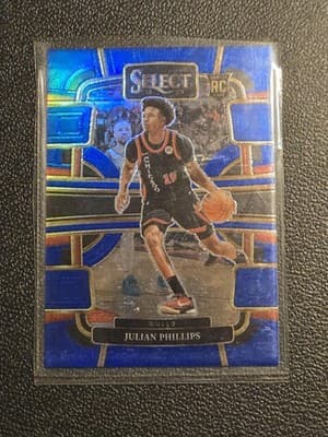 2023-24 Panini Select #82 Julian Phillips Blue Prizms - Image 1