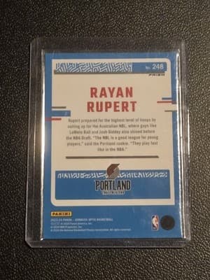 2023-24 Donruss Optic #248 Rayan Rupert Holo - Thumbnail 2