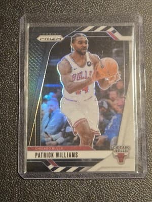 2024-25 Panini Prizm #68 Patrick Williams Prizms Black White - Image 1