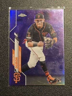2020 Topps Chrome #168 Mauricio Dubon Purple Refractor #/299 - Image 1