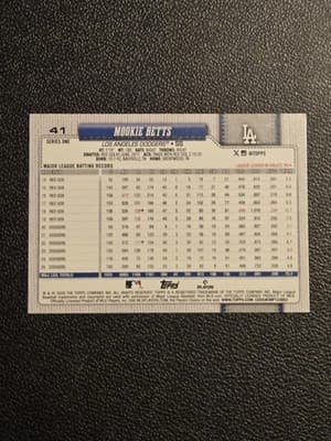 2026 Topps #41 Mookie Betts - Thumbnail 2