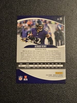 2025 Panini Absolute Countdown Calendar #86 Derrick Henry - Thumbnail 2