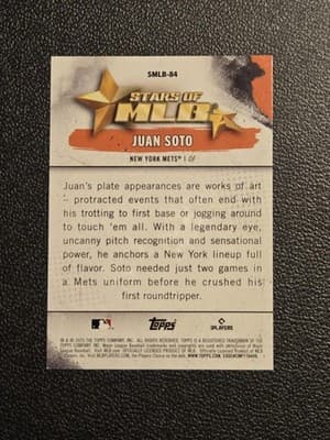 2025 Topps Update #SMLB-84 Juan Soto Stars of MLB - Thumbnail 2