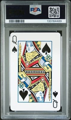 1973 Smithsonian Museum Playing Cards Babe Ruth Queen of Spades PSA 9 - Thumbnail 2