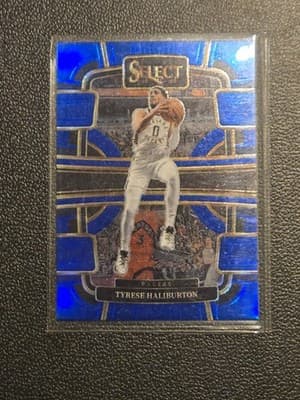 2023-24 Panini Select #29 Tyrese Haliburton Blue (Retail Base) - Image 1