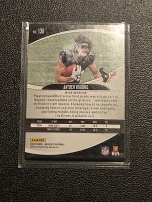 2025 Panini Absolute Countdown Calendar #138 Jayden Higgins - Thumbnail 2