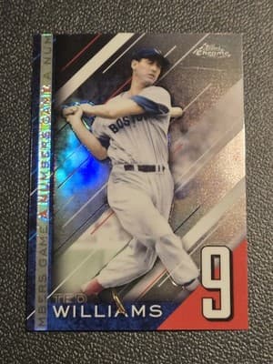2020 Topps Chrome Update #NGC-14 Ted Williams A Numbers Game - Image 1