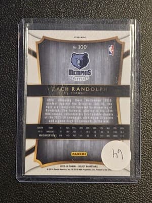 2015-16 Panini Select #100 Zach Randolph Tri-Color Prizms - Thumbnail 2
